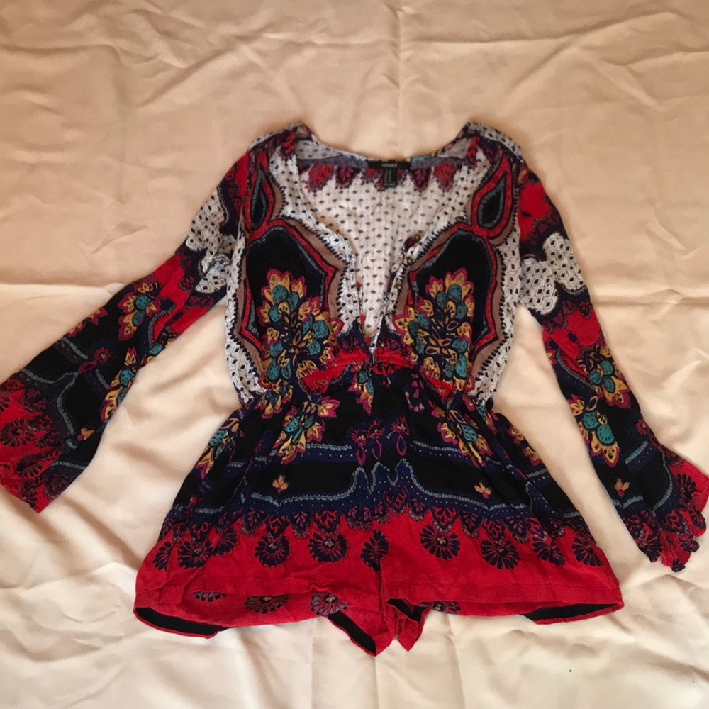 Multi color romper